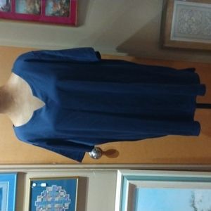 VINTAGE 90s Blue Oversized Tee 1X